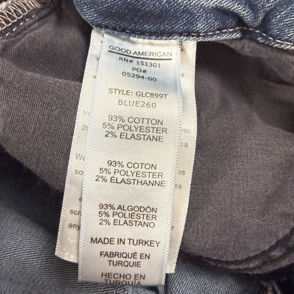 Good American‎ Good Legs Crop Jeans Size 8/29 Mid Rise Skinny - Picture 9 of 11